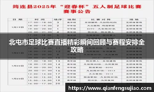 北屯市足球比赛直播精彩瞬间回顾与赛程安排全攻略