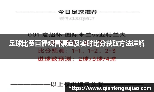 足球比赛直播观看渠道及实时比分获取方法详解
