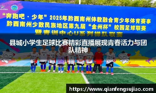 县城小学生足球比赛精彩直播展现青春活力与团队精神